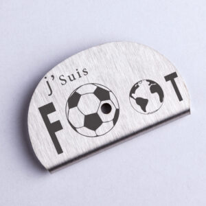 Sifflet gravé - football