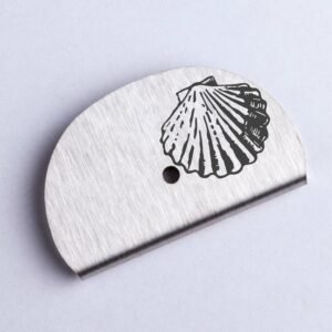 Sifflet gravé - coquille Saint-Jacques